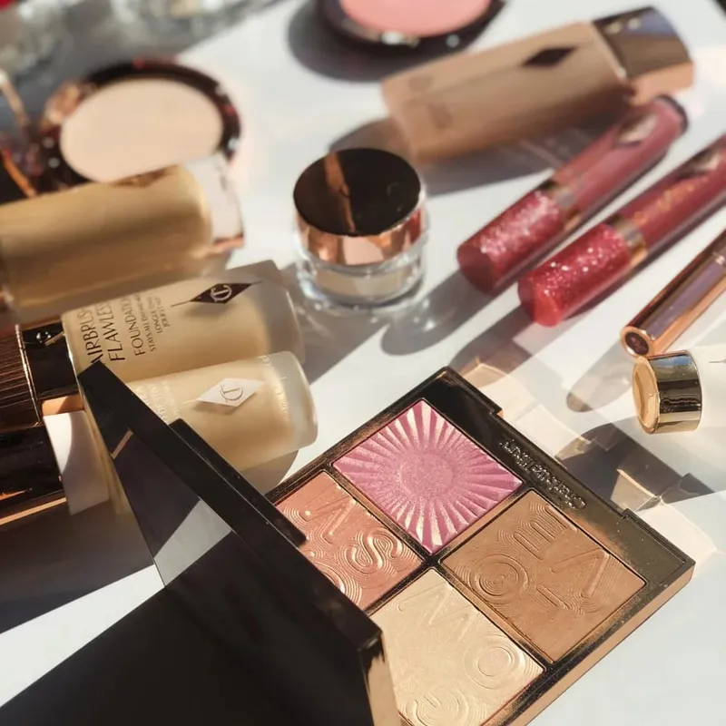 CT Snadno použitelná paleta očních stínů se 4 odstíny a 9 odstíny Charlotte Tilbury Lip Balm Pillow Talk Big Lip Plumpgasm Lip Blush Makeup Gift