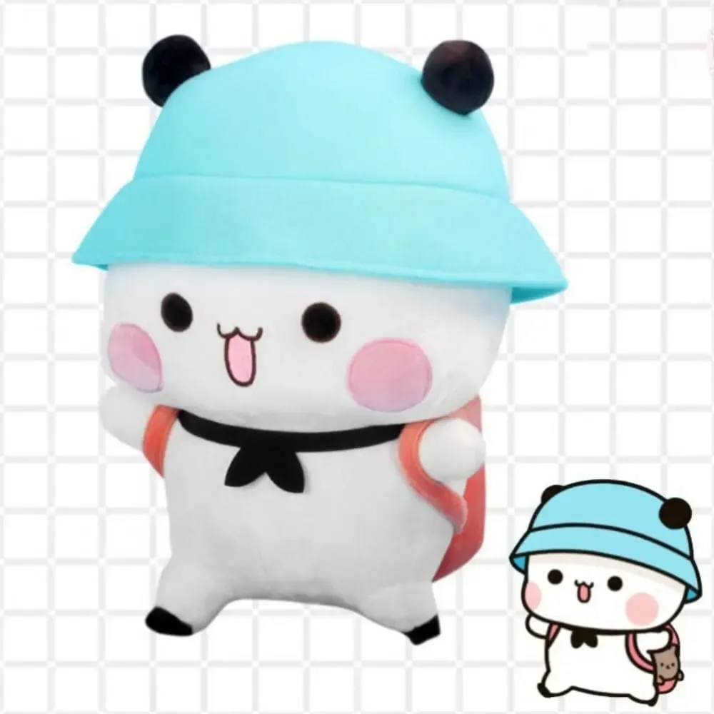 Bubu and Dudu Panda Plush Cute Cartoon Stuffed Soft Pillow Toy Wedding Handmade Ornament Panda Bear Doll Children's Day