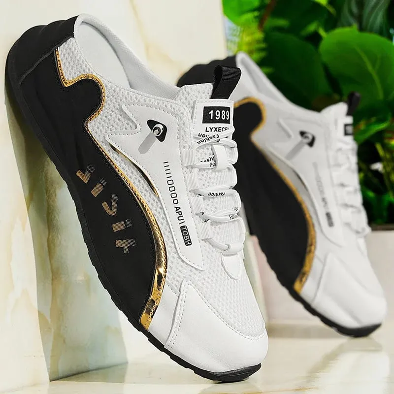 Men's Casual Closed Toe Half Slippers Summer Comfortable Breathable Soft Sole Sneakers Fashion Slip-on Men's Tennis Shoes 2026 — image 4