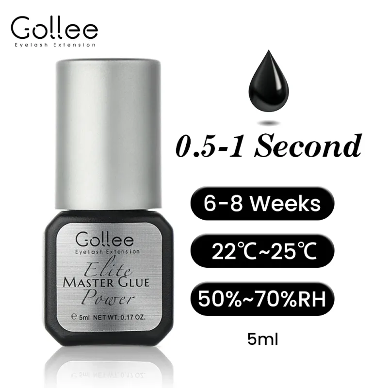 Gollee 0.5-1s Drying Eyelash Extensions Glue Latex-free Lashes Glue Professional Waterproof 6-8 Weeks Eyelash Extension Supplies — image 10