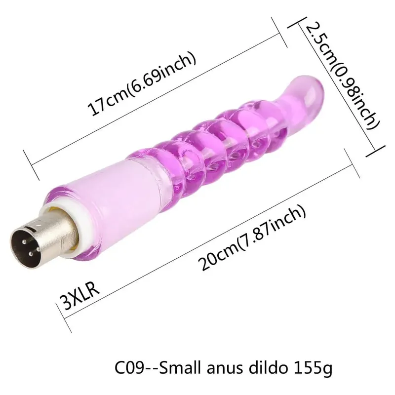 3XLR 3PRONG Attachment Dildo For Sex Machine Attachment Women and Men Sex Masturbation Love Machine Dildo Sex Toys