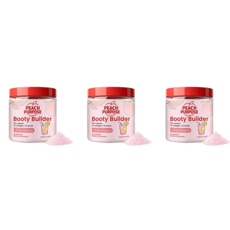 Peach Purpose Collagen Powder Skin Elasticity & Workout Recovery Support for Active Fitness and Strength Routines 30 Servings — image 9