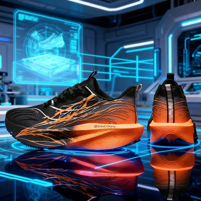 Lightweight Running Men's Sneakers Carbon Board Speciality Marathon Sports Walking Shoes Male Women's Athletic Nonskid Sneakers