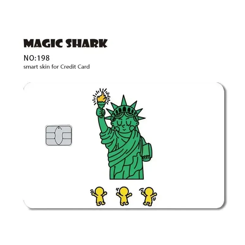 Magic Shark Meme Poke Dog Matte PVC Shockproof Sticker Film Skin Cover for Debit Credit Bank Card No Fade — image 22