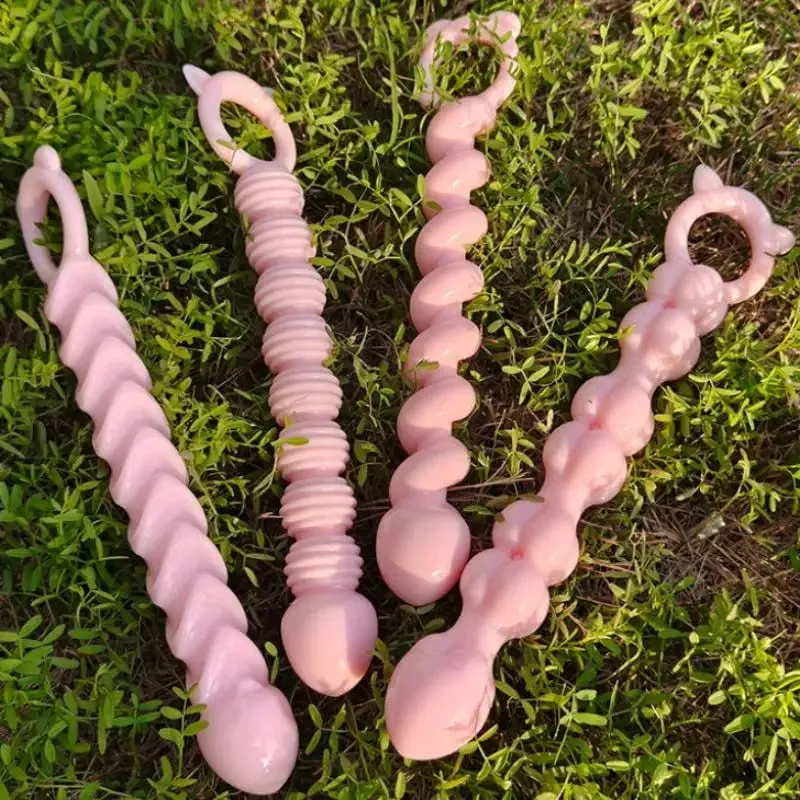 S-Beads Soft Anal Plug Anus Toys Big Balls Silicone G-Spot Stimulating Butt Plugs Adult Sex Couple Sexy — image 6