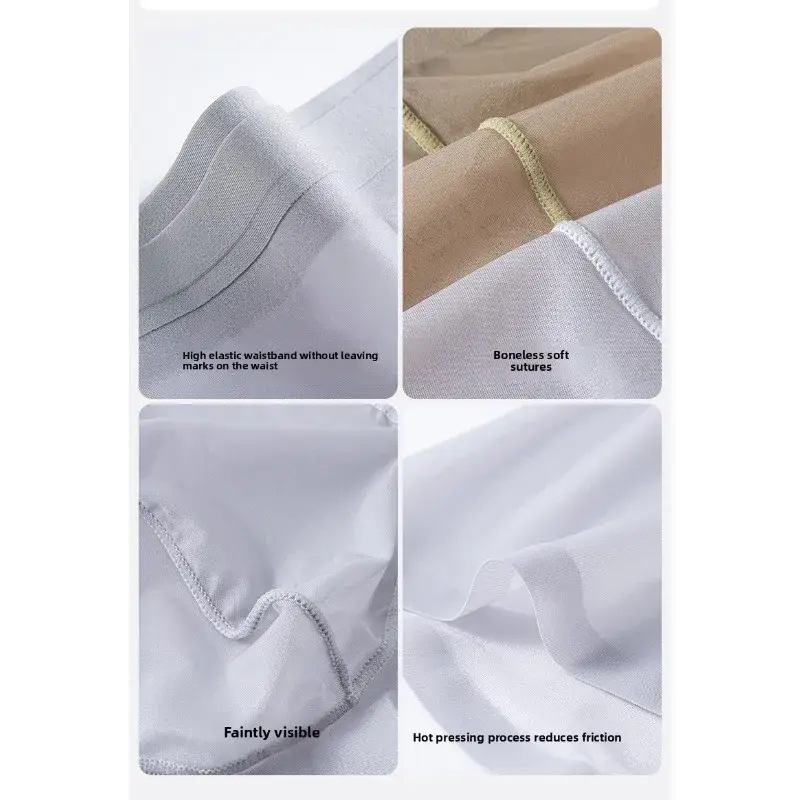Men's Transparent Boxer Briefs Lightweight Elastic Mid-Waist U-Convex Seamless Thin Perspective Shorts for Comfortable Fit — image 3