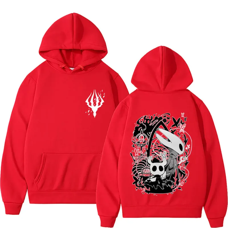Game Hollow Knight Graphic Hoodie Men Women Clothing Casual Oversized Streetwear Male Vintage Fleece Hoodies Fans Gift hoodies — image 6