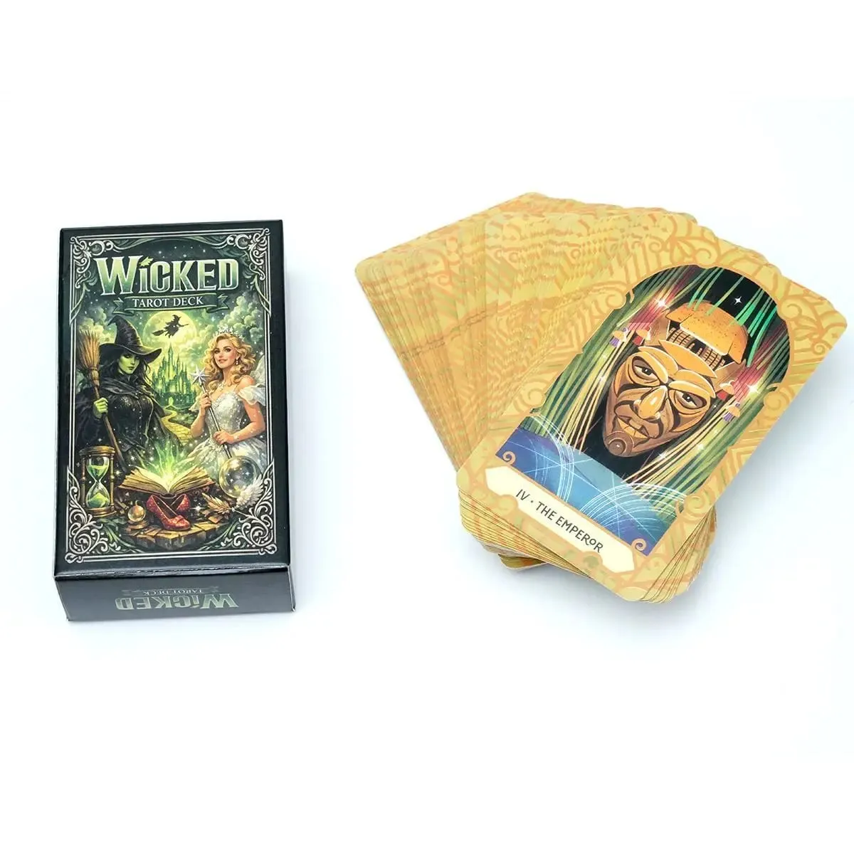 Wicked Tarot Deck – Ensemble complet de 78 cartes de tarot traditionnel, cartes de divination sur le thème fantastique pour débutants et collectionneurs