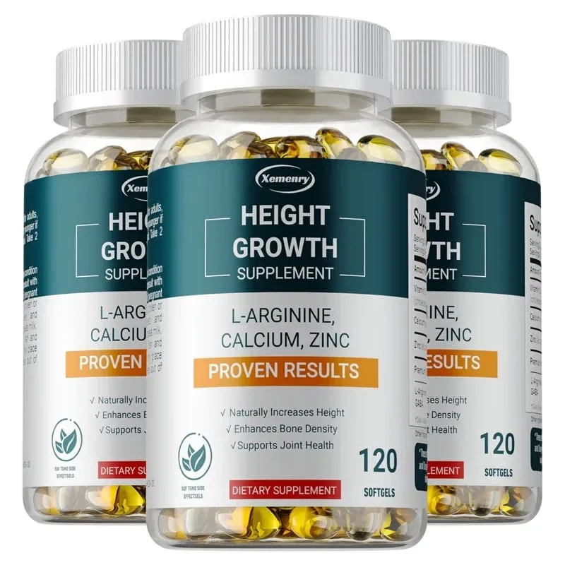 Height Growth Supplements - with Vitamins and Calcium Zinc Improves Bone Strength Promotes Growth and Improve Immunity — image 11