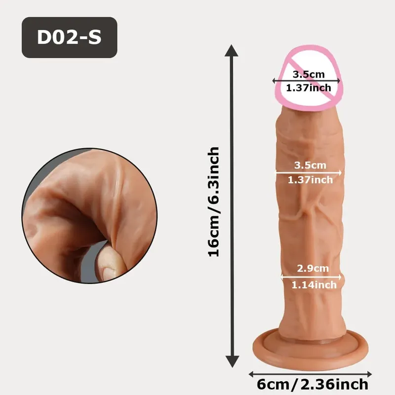 Wearable Realistic Strapon Dildo Sex Toys for Women Fake Dick Anal Penis Thick Butt Plug Vagina Masturbator Adult Cock Dick