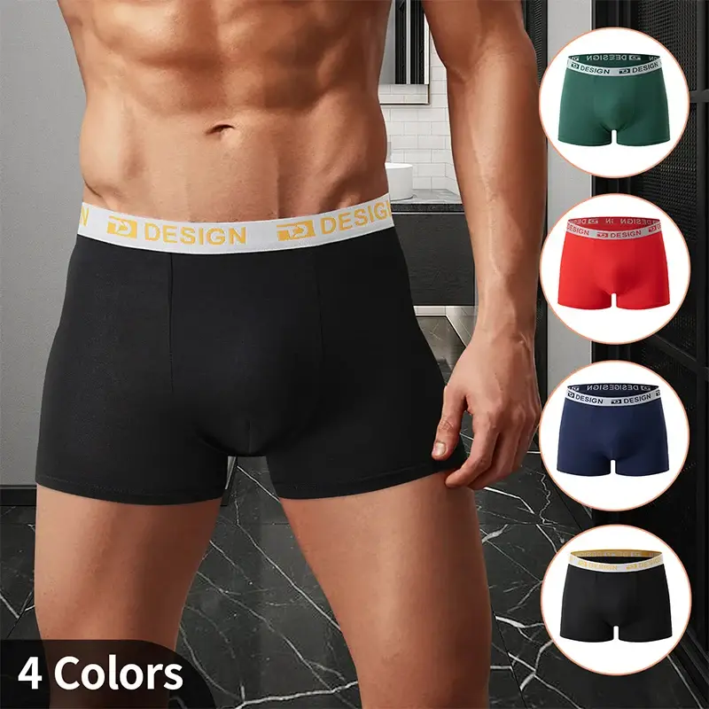 4-Piece Four Seasons Panlalaking Apat na Sulok Mabilis na Pagkatuyo Kumportableng Multi Color Fashion Sports Shorts Casual Home — image 7