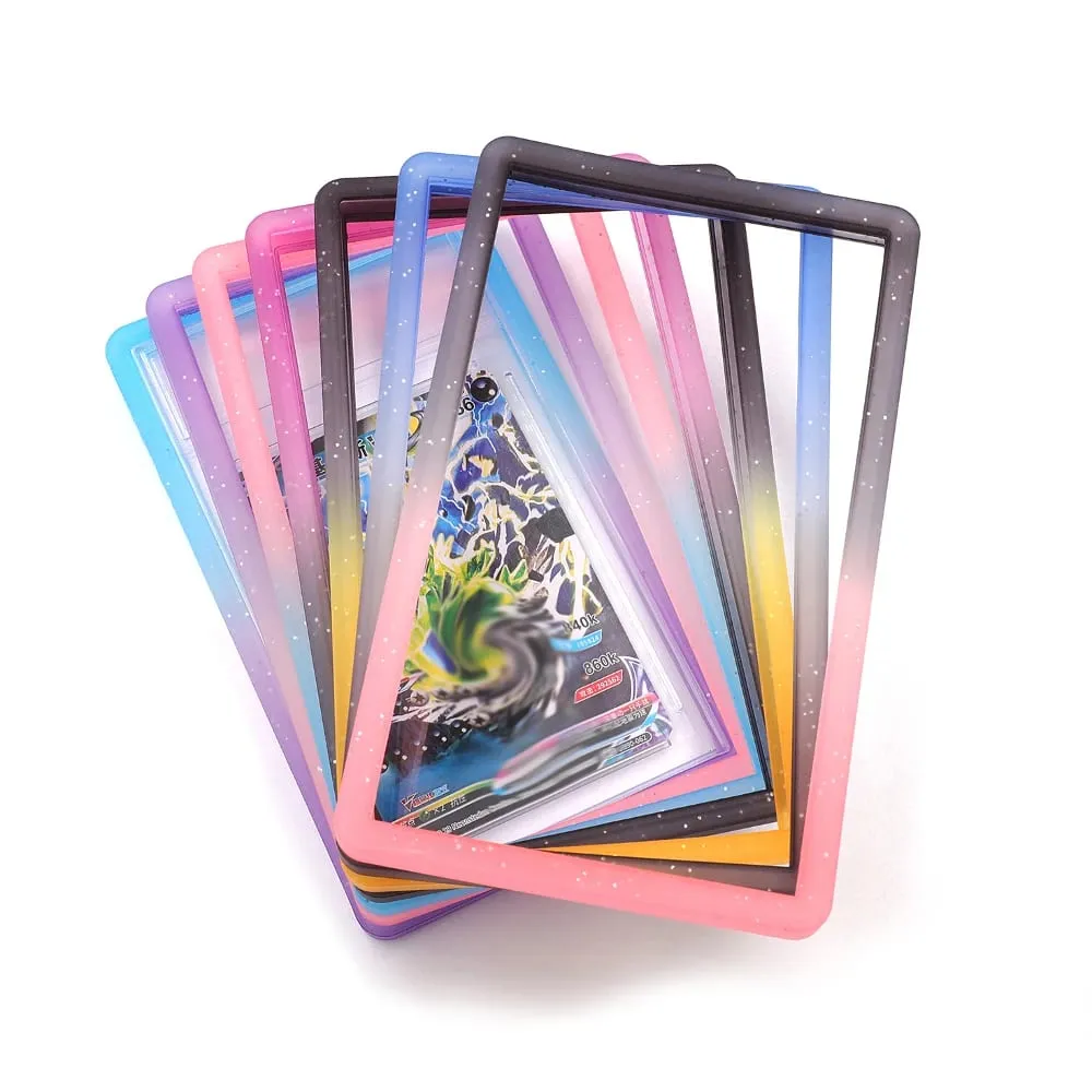 Psa Rating Card Soft Case Silicone Shock Absorption Tpu Protective Case Fit Collection Card Gradient Color Protective Case