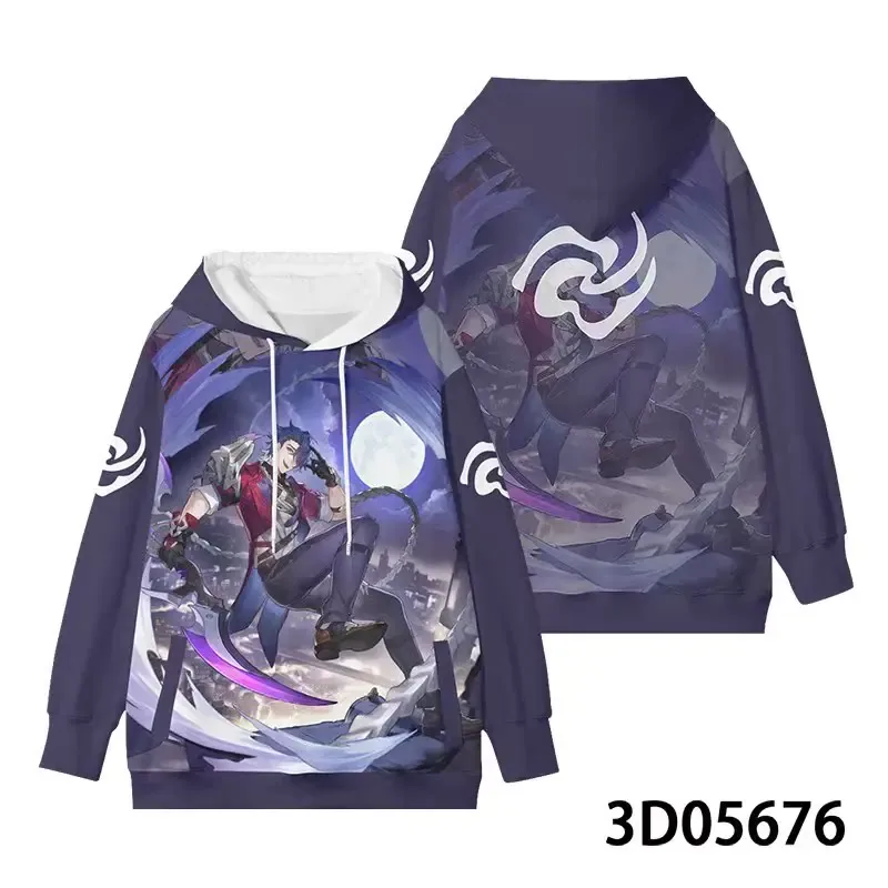 New Game Honkai: Star Rail All Role Playing Hoodies 3D Print Anime Sweatshirt Oversized Men Women Long Sleeve Tracksuit Pullover