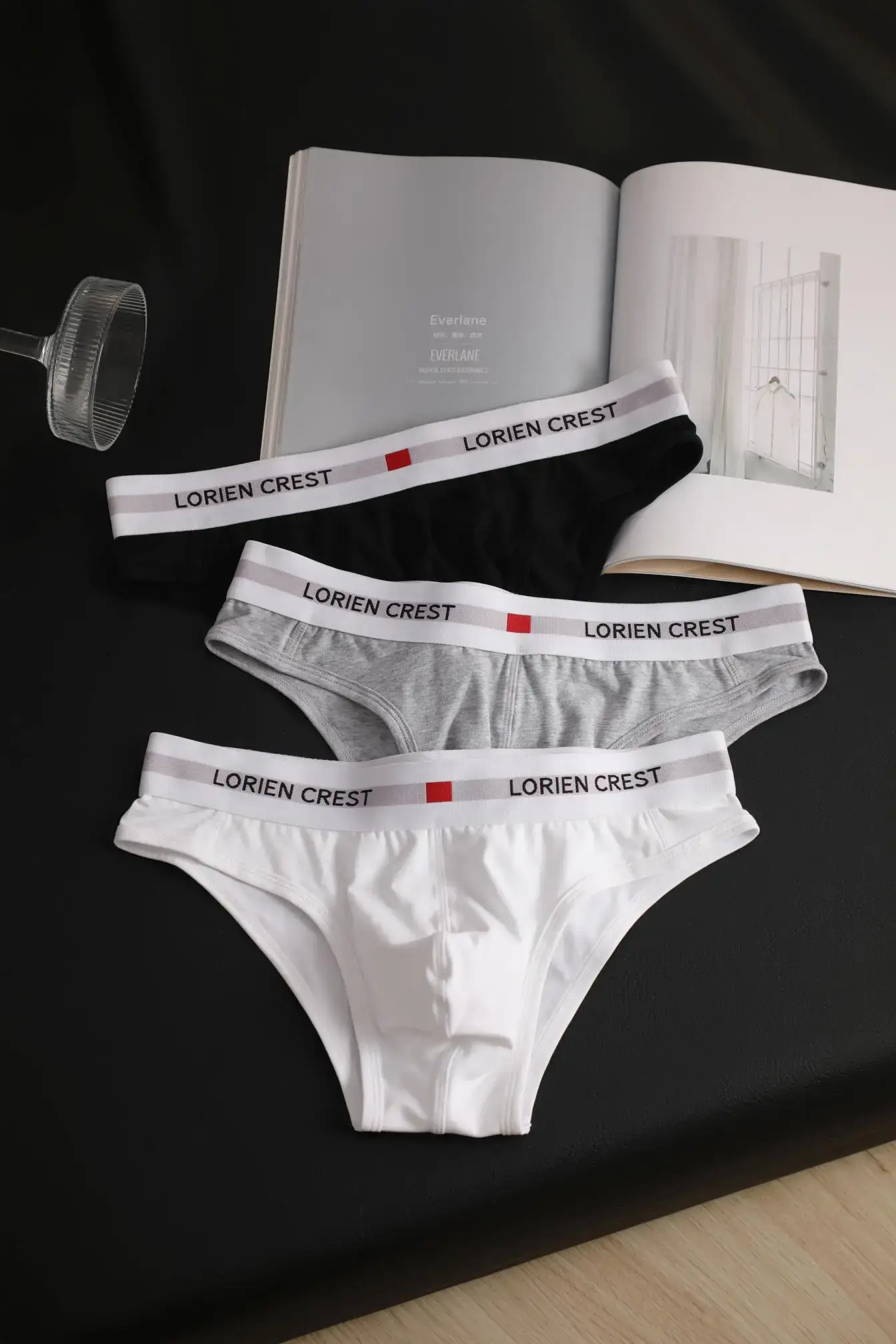 3Pcs Low Waist Men's Cotton Briefs, No‑Fly U‑Pouch Sports Underwear, Sexy Elastic Breathable Daily Underpants Male