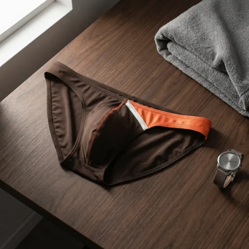 Underpants Thin Men's Triangle Panties Low Waist Lingerie Men's Underwear Breathable Ice Silk Underwear Men — image 13
