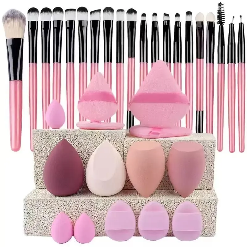 20Pcs Professional Makeup Brushes Set Soft Synthetic Hair Cosmetic Brush for Foundation Eyeshadow Eyebrow Eyeliner Blending Make — image 15
