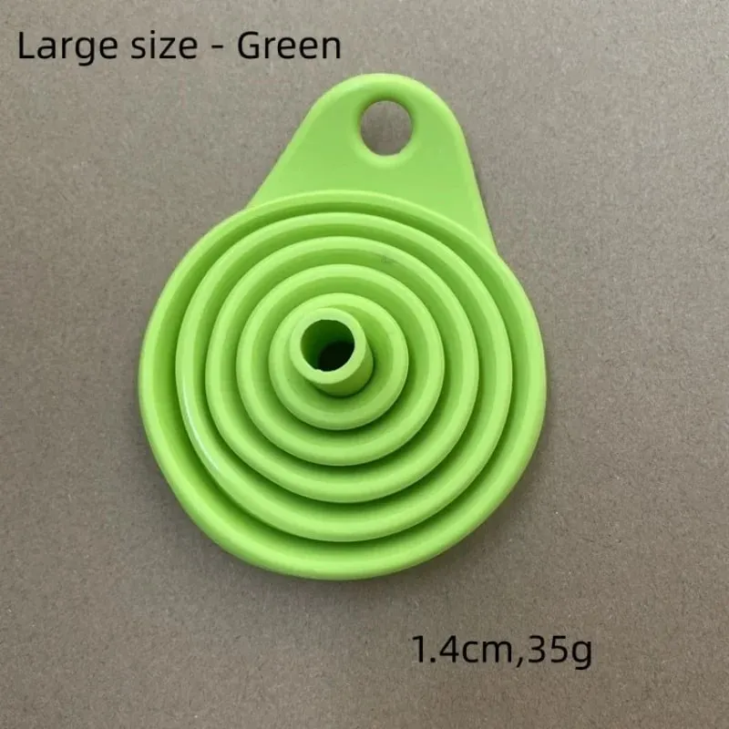1/3/5/10 pcs S L พับซิลิโคนช่องทางสำหรับบรรจุขวดครัวซิลิโคนช่องทางพับ Gadgets ครัวน้ำมัน FILLER