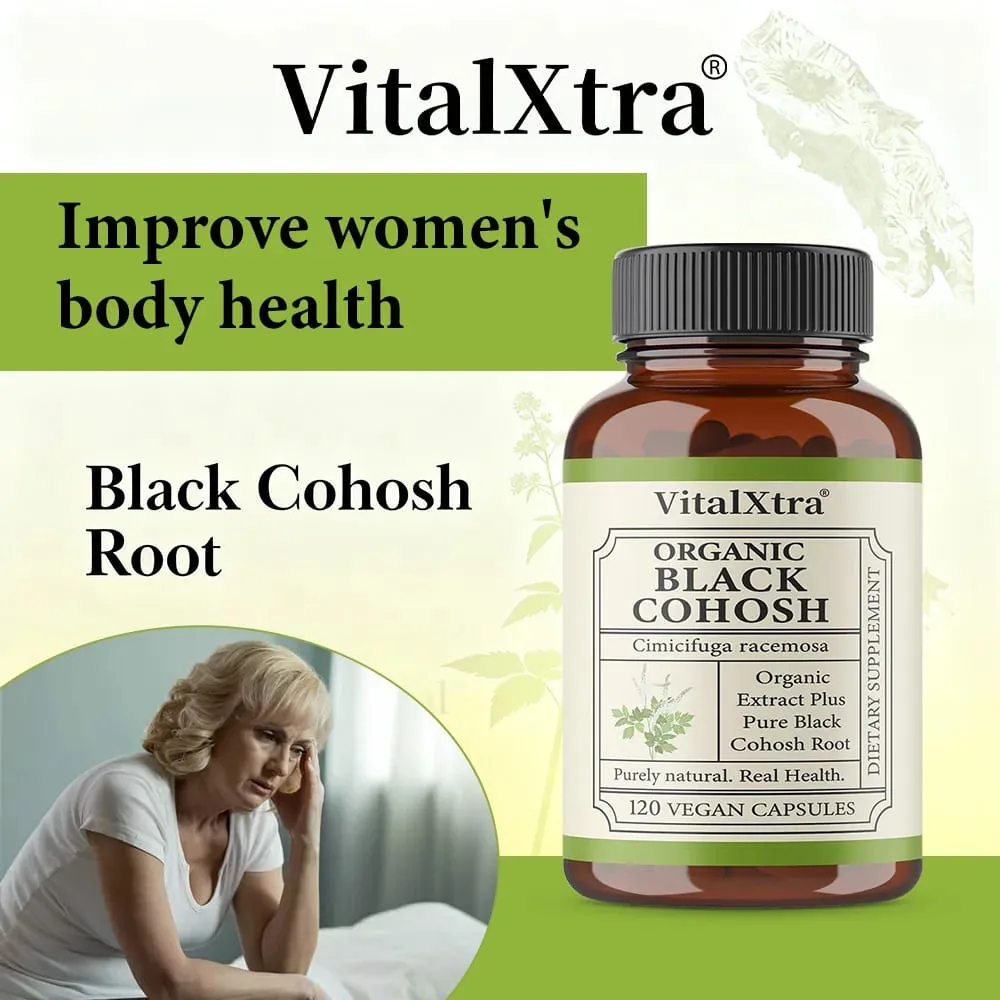 Black Cohosh Root Regulates Endocrine Function Improves Sleep Quality Relieves Menopausal Symptoms Help Cardiovascular Health — image 4