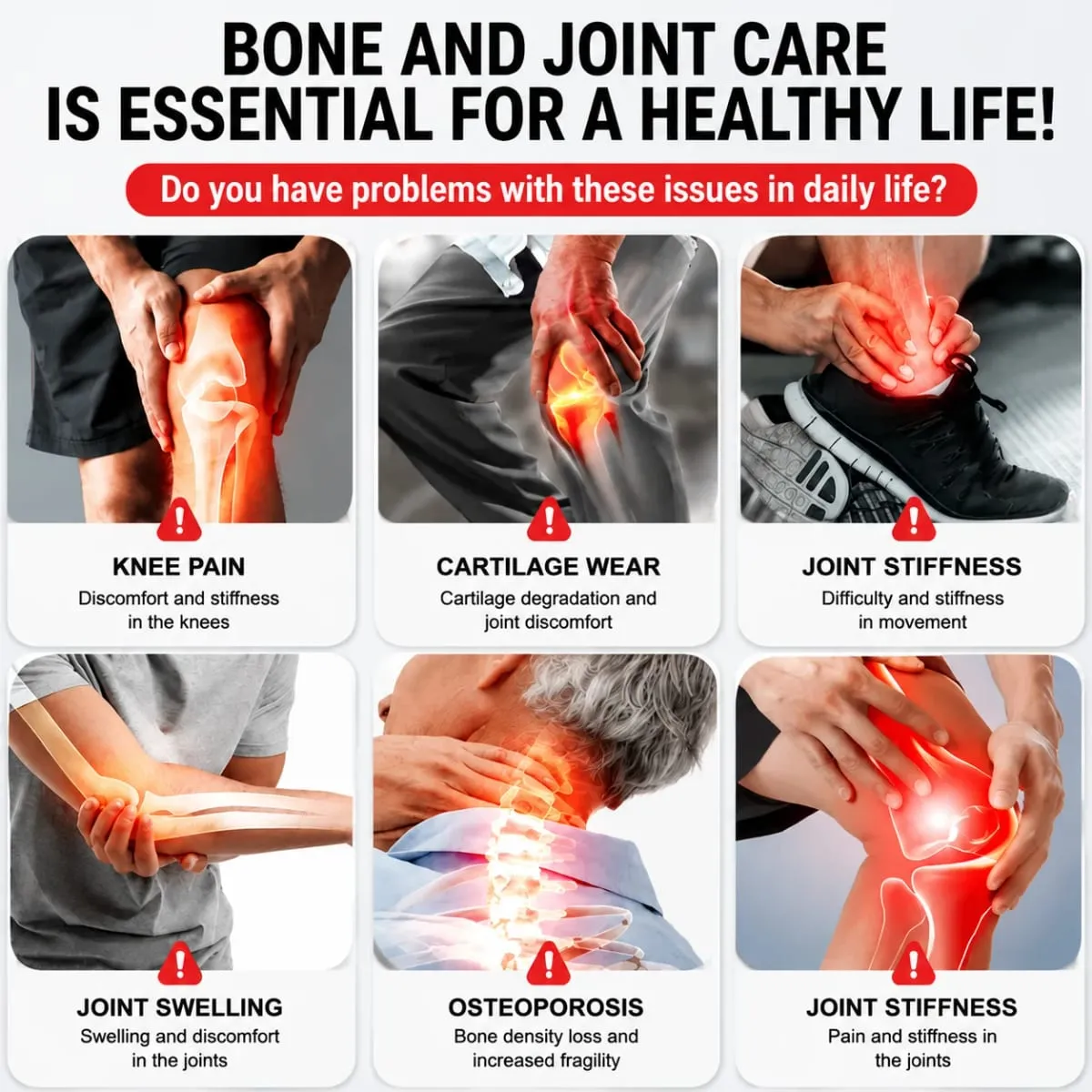Bone & Joint Health Support Supplement with Zinc Magnesium for Muscle Growth Heart Wellness Immune Function Energy — image 5