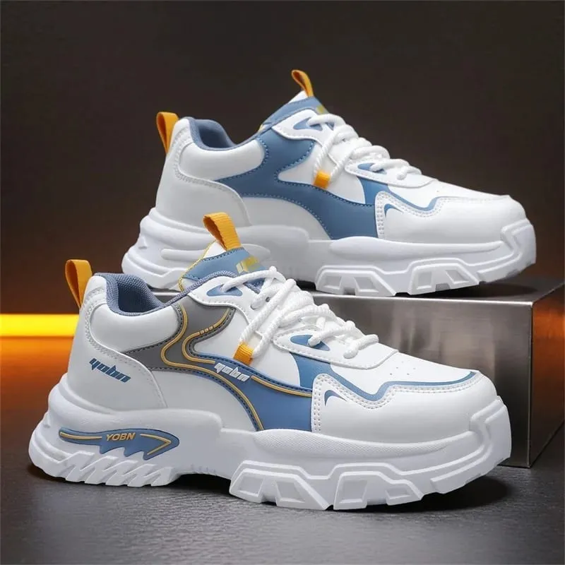 Chunky sneakers four season breathable lightwight outdoor casual walking shoes fashion soft sole sports running shoes board shoe