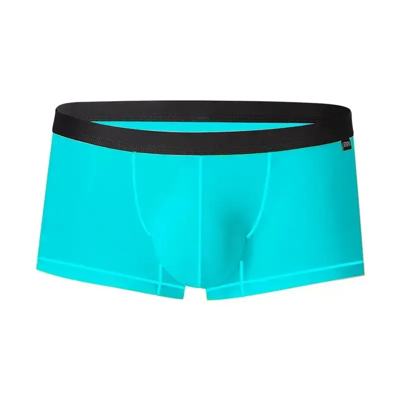 Lingerie sexy da uomo ultra sottile in seta di ghiaccio U Touch comoda, traspirante, boxer sexy, boxer da uomo GT272