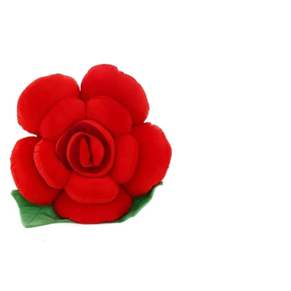 New Large Rose Shaped Pillow Plush Colorful Sofa Flower Cushion Simulated Car Interior Cushion Wedding Party Supplies — image 1