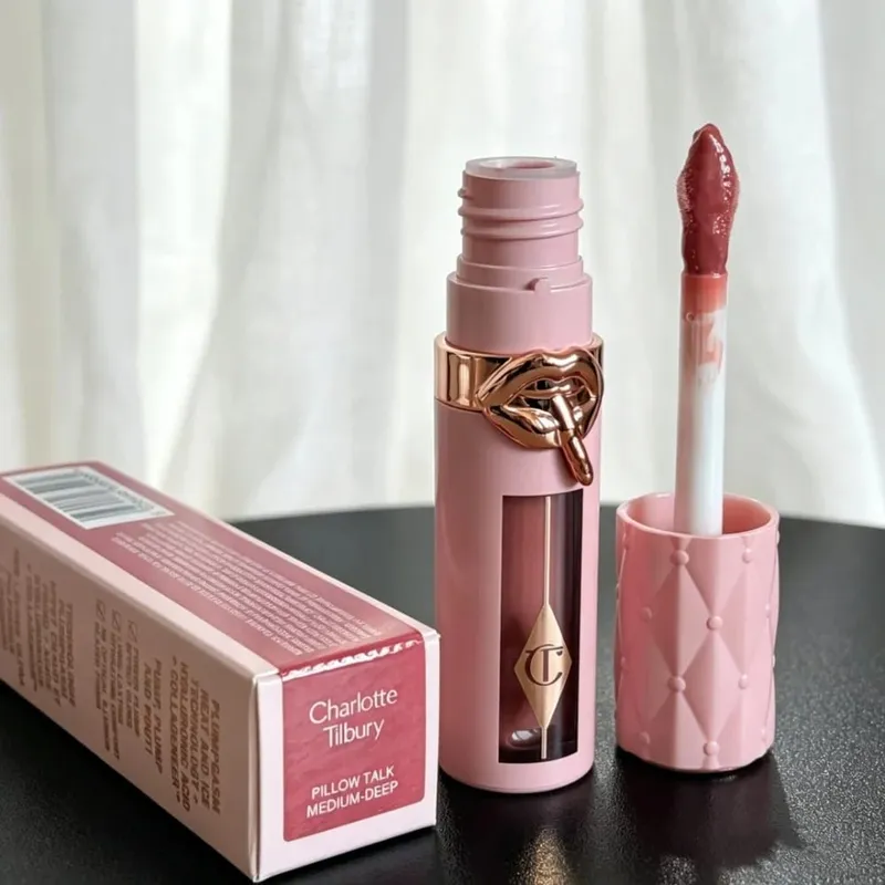 CT Snadno použitelná paleta očních stínů se 4 odstíny a 9 odstíny Charlotte Tilbury Lip Balm Pillow Talk Big Lip Plumpgasm Lip Blush Makeup Gift