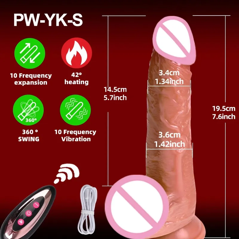 Vibrador realista sem fio, rotação remota, ventosa para pênis, ponto g, estimulador de clitóris, brinquedos sexuais, vibradores telescópicos