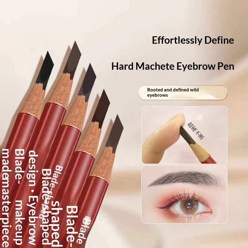 Precision Hard Core Eyebrow Pencil - Creates Natural Wild Brows with Microblading Effect Waterproof and Long Wearing