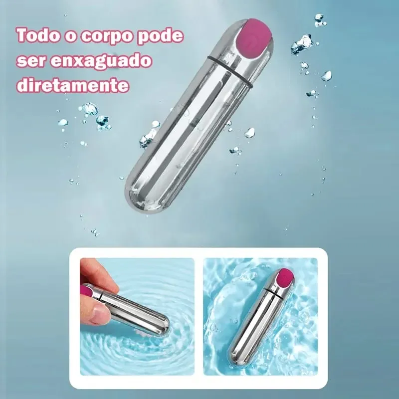 Mini Bullet Women Vibrator Powerful Vibrating G-Spot Vagina Stimulator Strong Shock Dildo Clitoris Massager Sex Toys for Women