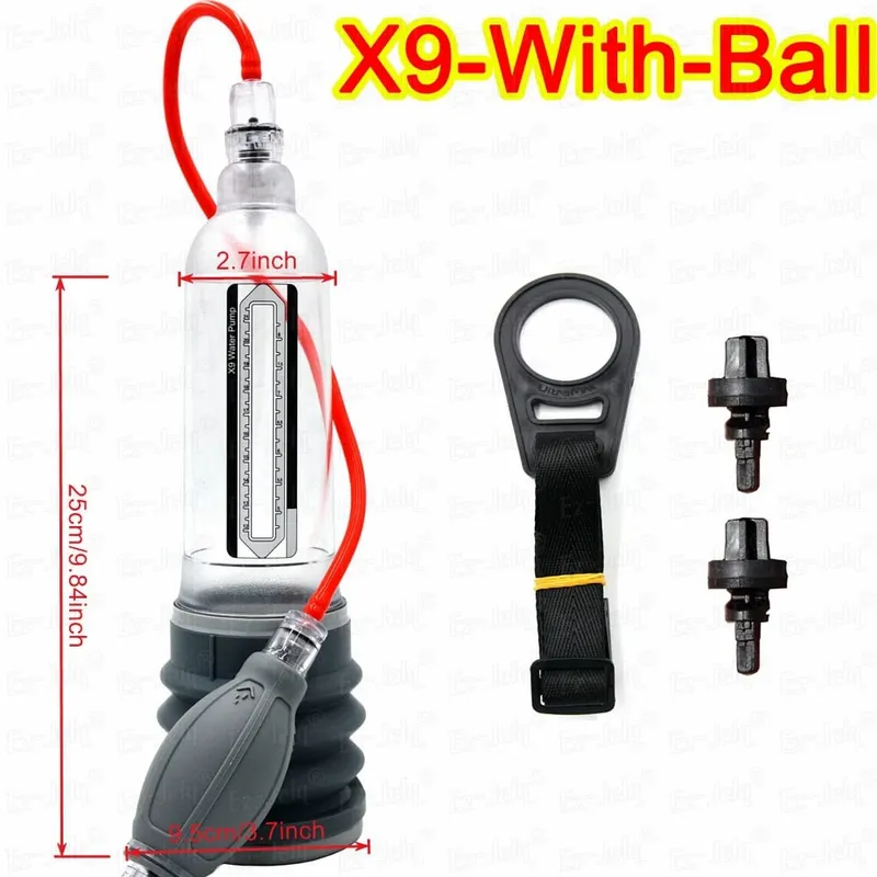 X5 X7 X9 Male Enlargement Penis Extender Stretcher Edge System Sex Toys for Men Penile Pump Enhancer Strap Kit Male Masturbator