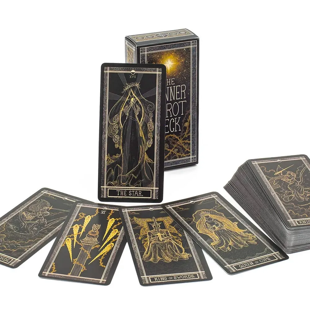 The Kinner Tarot Deck 87Pcs Divination Fate Tarot Oracle Cards Party Entertainment Board Game Cards 11.3*5.5cm — image 4