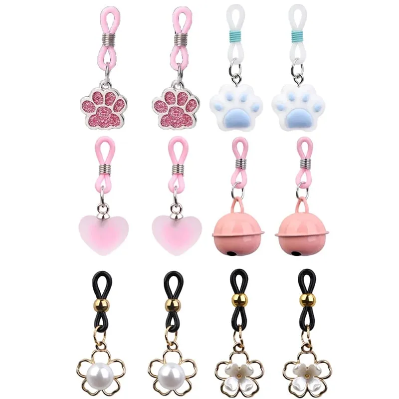 1 Pair Women Silicone Nipple Clamps Chest Clitoris Stimulation Small Bell Breast Clips Sex Toys For Women — image 2