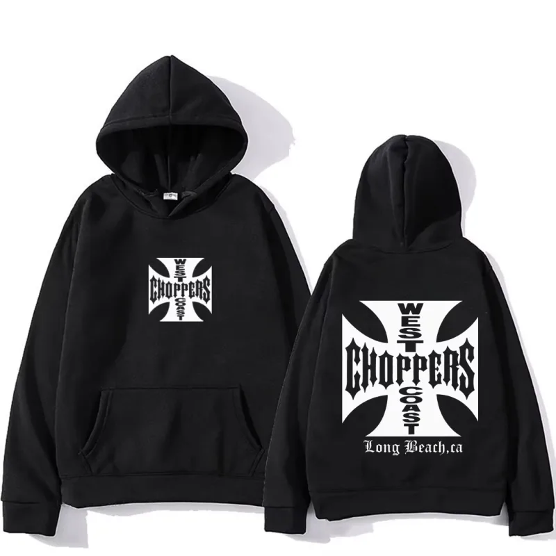 Paul Walker West Coast Choppers sweat à capuche hommes femmes surdimensionné haut tendance hip hop vêtements polaire à manches longues sweat vintage — image 1