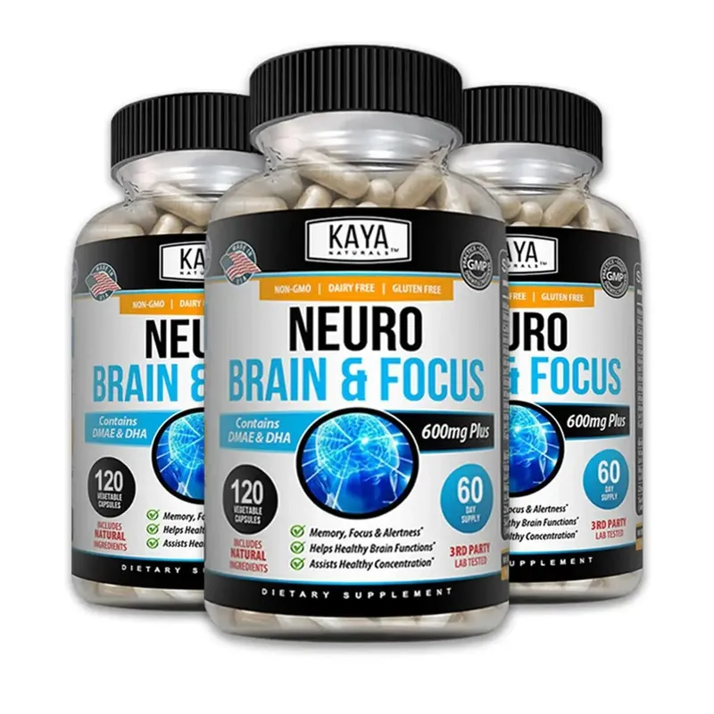 Neuro Brain for Memory & Focus - Nootropic Brain Support Supplement Focus & Concentration & Cognitive Function