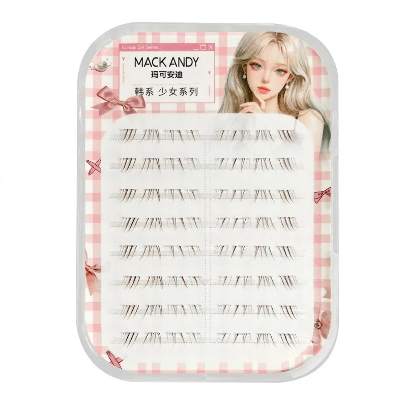 8 Rows Manga Wispy Lower Eyelashes Mermaid Style Lash Extensions Natural Look No Glue Needed Lashes For Perfect Eye Makeup Tools