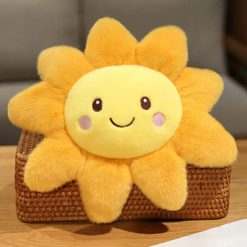New Cartoon Weather Series Plush Toys Cute Sun Lightning Cloud Raining Pendant Doll Funny Weather Forecast Game Props Home Decor