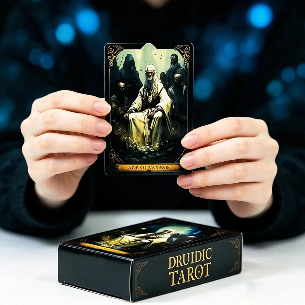 Cards 78 Cards Fortune Telling Mysterious Divination Board Game Cards Game Spiritual Supplies for Tarot Collectors