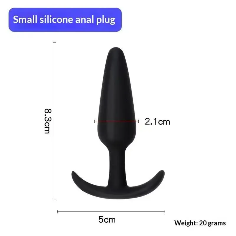 [NM]1/3Pcs Soft Silicone Anal Butt Plug Stimulator Adult Sex Toys Anal Plug For Men/Women Prostate Massager Anal Trainer[NM]