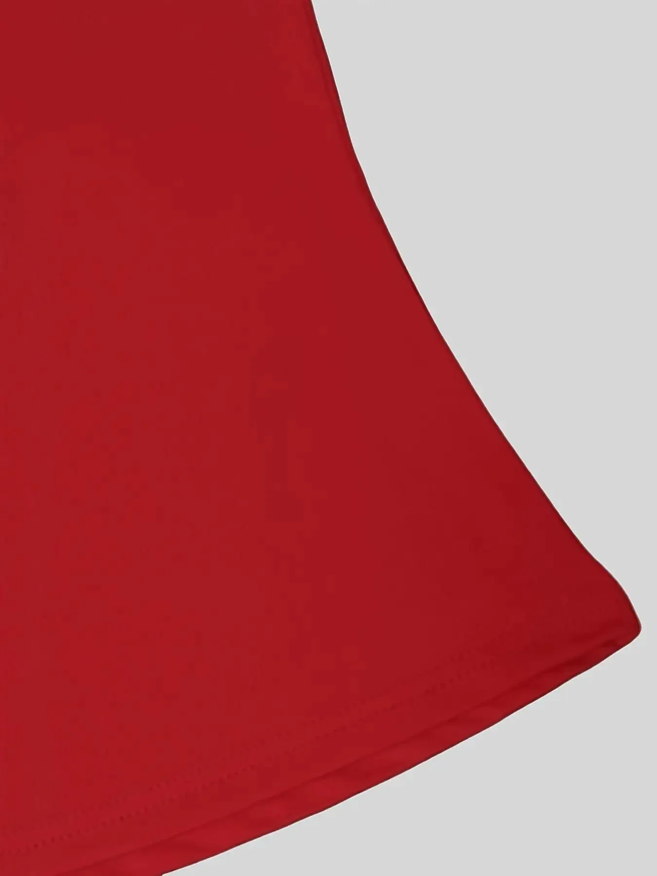 Women Red Solid Color Strapless Bandeau Top Casual Slim Fit Form Fitting Tube Top For Daily Wear Streetwear & Y2K Style