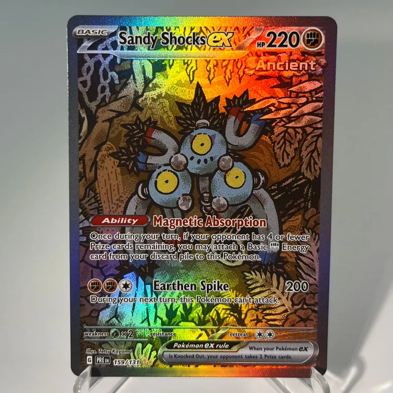Prismatic Evolutions PKM Cards PTCG5-A GX Rainbow Umbreon Sylveon Leafeon ex Rare Collection Battle Toys Gifts for Hobbies