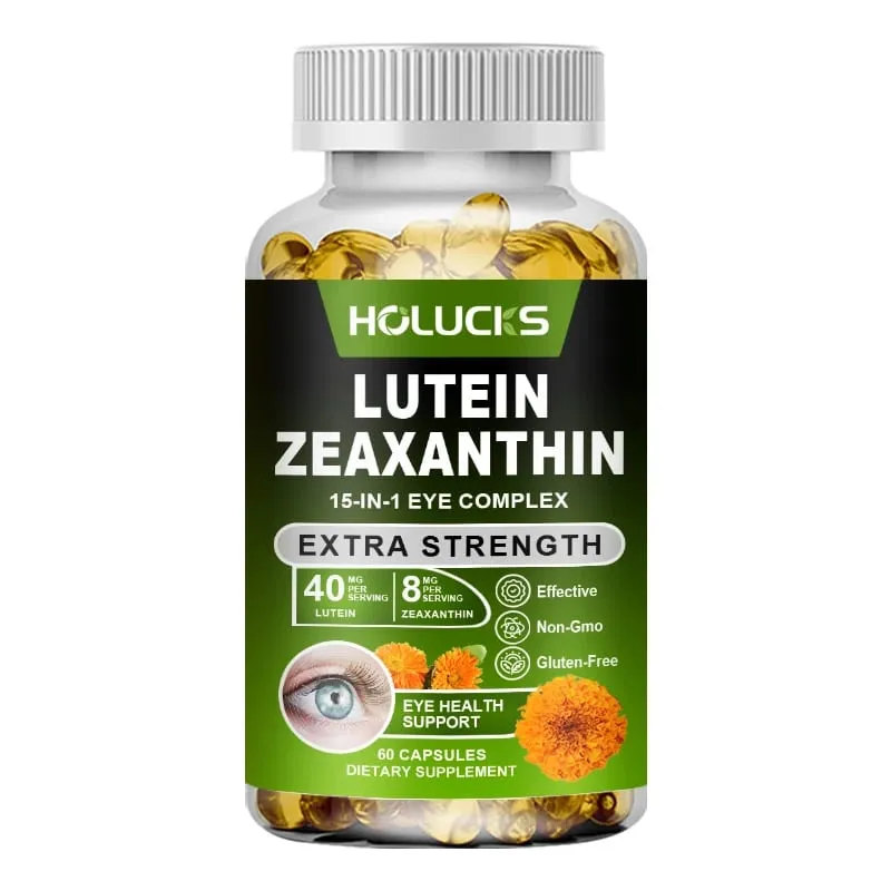 Advanced Lutein & Zeaxanthin Supplement with Vitamin E for Macular Health & Sharp Vision Lens Clarity & Night Vision Non-GMO