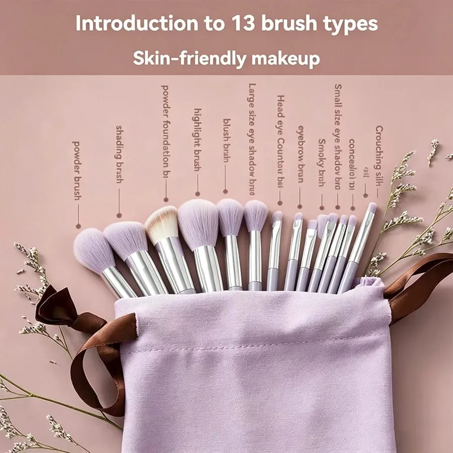 20-piece Morandi color makeup brush set