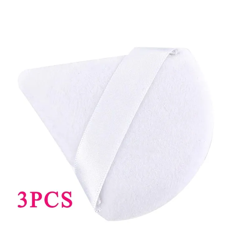 1/2/3/6 PCS Triangle Powder Puff For Loose Powder Cosmetic Foundation Puff Makeup Tool Reusable Sponge Washable Soft Powder Puff