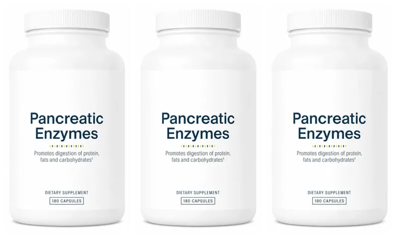 Digestive Enzyme Supplement 180 Capsules Pancreatic Enzyme Blend Protease Amylase Lipase Supports Protein Fat Carb Digestion