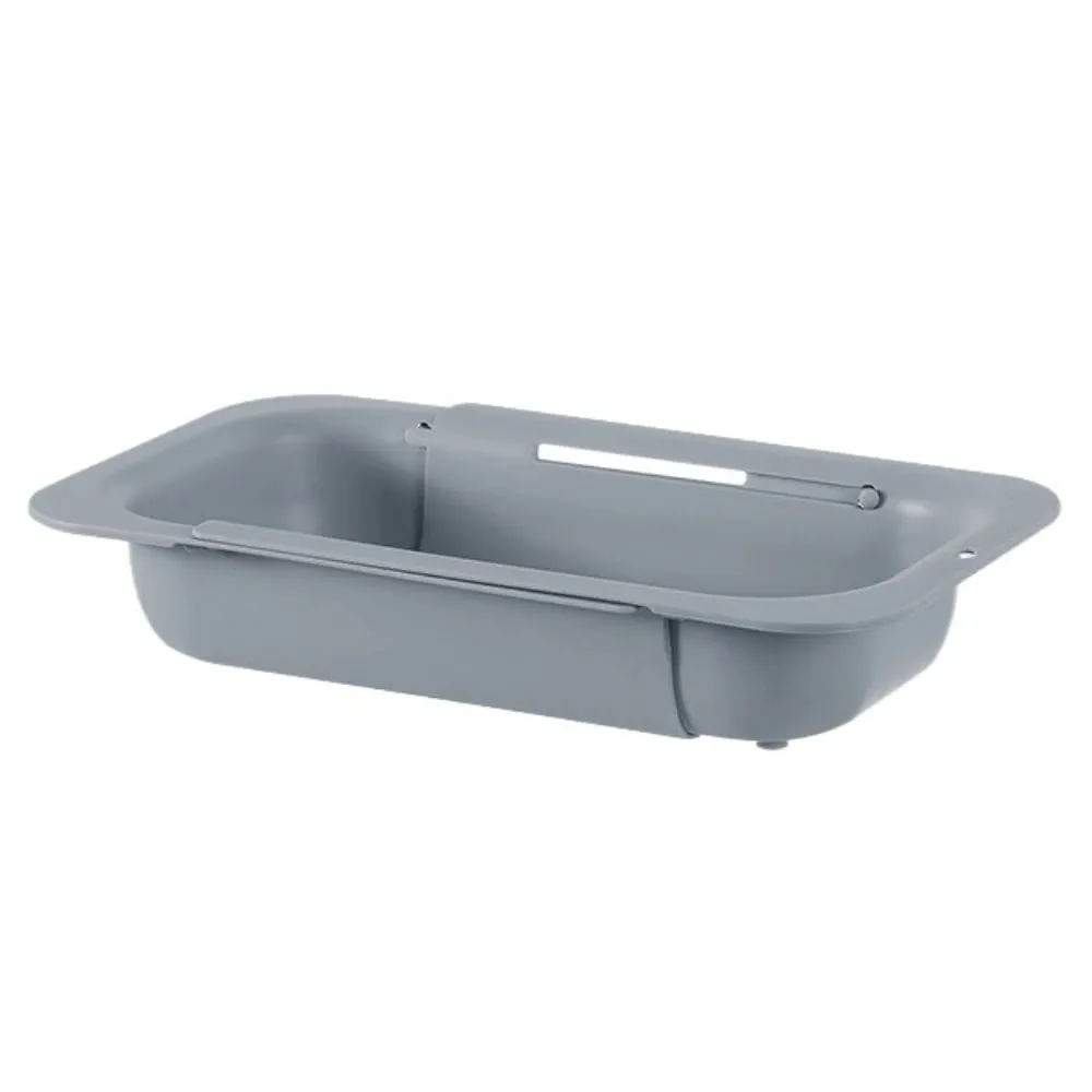 Colander Over the Sink Strainer Basket Extendable Sink Colander Wash Fruits Vegetable Drain Cooked Pasta and Dishes Kitchen Tool