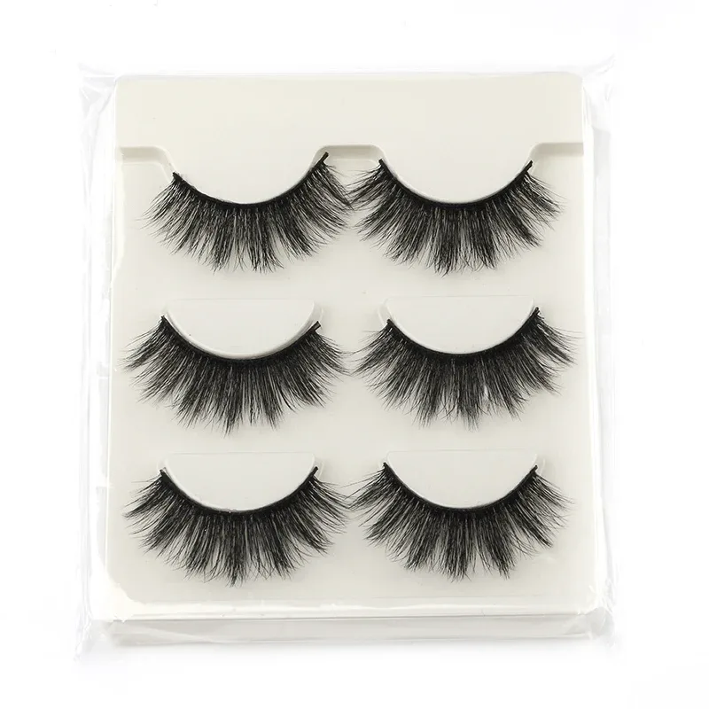 Half Lashes Cat Eye Lashes 3D Natural Winged End Eye Elongated Lashes Fox Eye Lashes Faux Mink Lashes Makeup