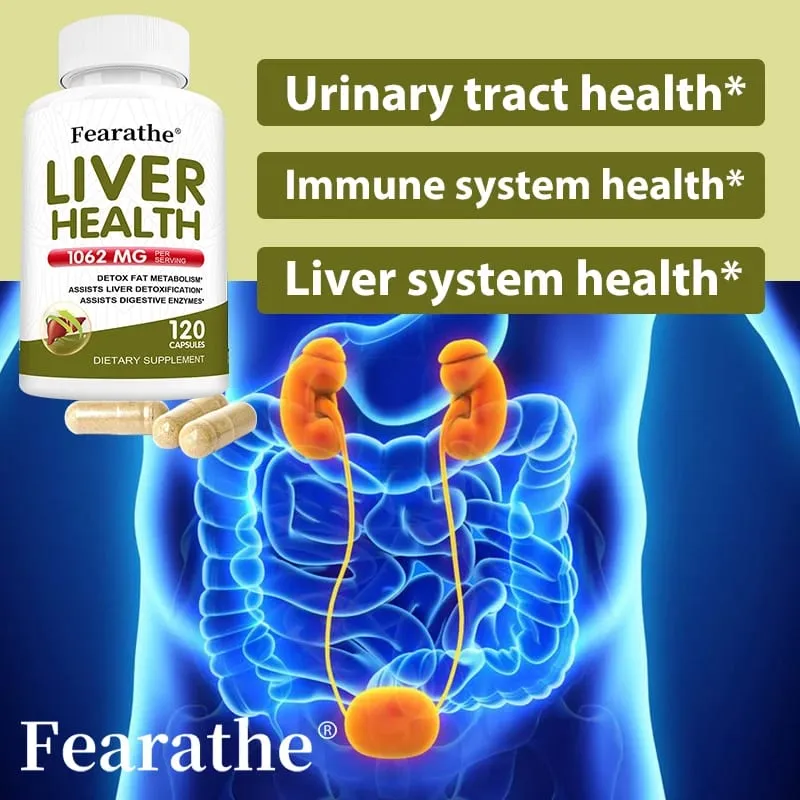 Liver Detox Advanced Detox & Cleansing Formula Supports Health Liver Function with Milk Thistle and Dandelion Non-GMO