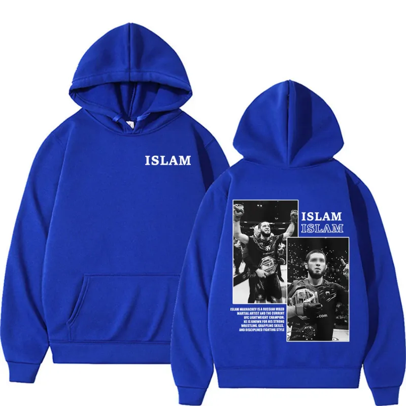 Dagestan Russian Islam Makhachev Cover Hoodie Men's Fashion Violence Aesthetic Sweatshirt Casual High Quality Hoodies Streetwear — image 9