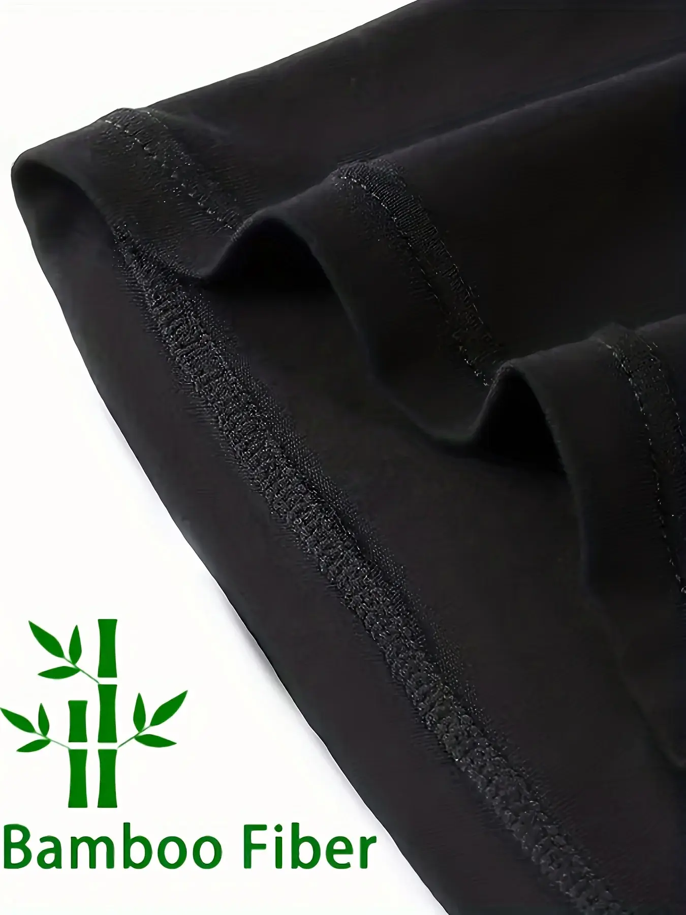 5 Packs Bamboo Fiber Man Underwear Summer Thin Comfortable and Breathable Men Boxer Briefs Daily Men Panties Black